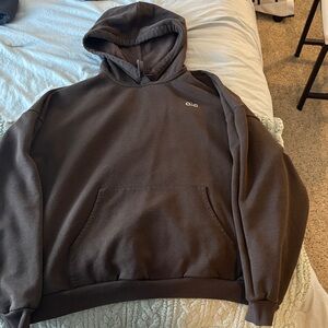 ALO Yoga Men's Dark Brown Hoodie
